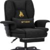 Fauteuil Gamer avec Repose-Pieds – 8h assis sans avoir mal au dos