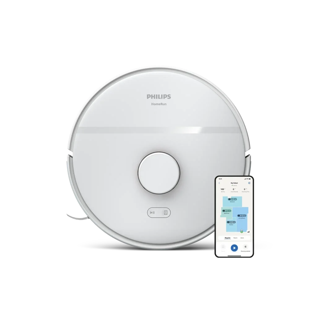 Philips Robot Aspirateur Laveur 2-en-1 – Tu rentres et c'est propre