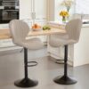 Lot de 2 Tabourets de Bar Pivotants – Montés en quelques minutes