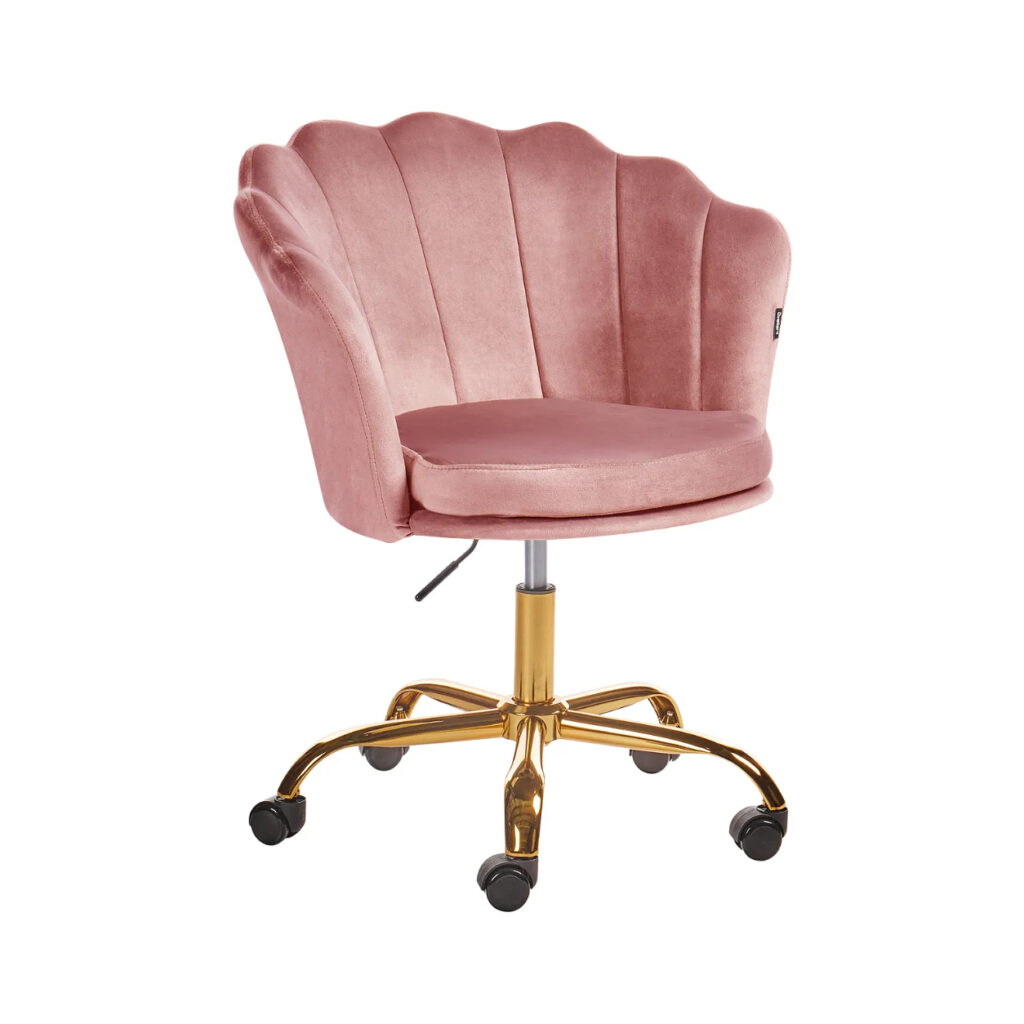 Chaise à roulettes – Assortie à ta coiffeuse