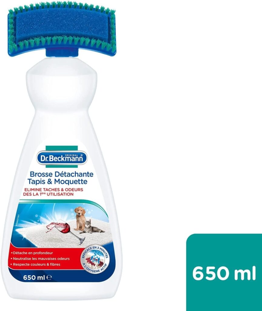 Dr. Beckmann Nettoyant Tapis - Brosse Intégrée 650 ml