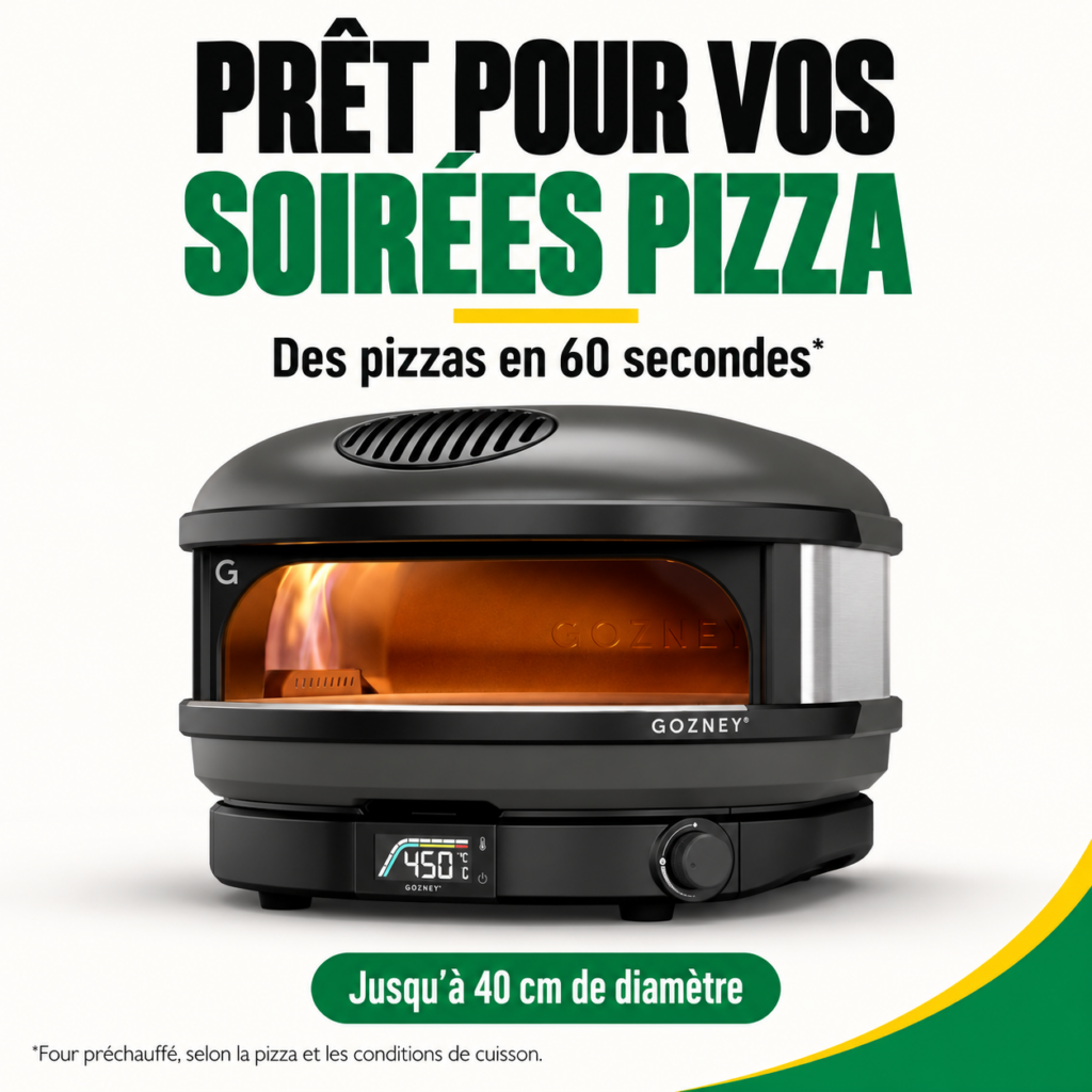 Four à Pizza au Gaz XL — Pizzas jusqu’à 40 cm